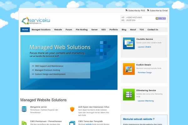 New theme site design template sample
