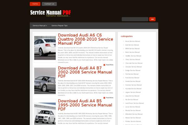 Quadro theme site design template sample