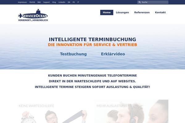 Fortune theme site design template sample