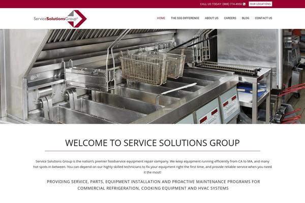 Chicago theme site design template sample