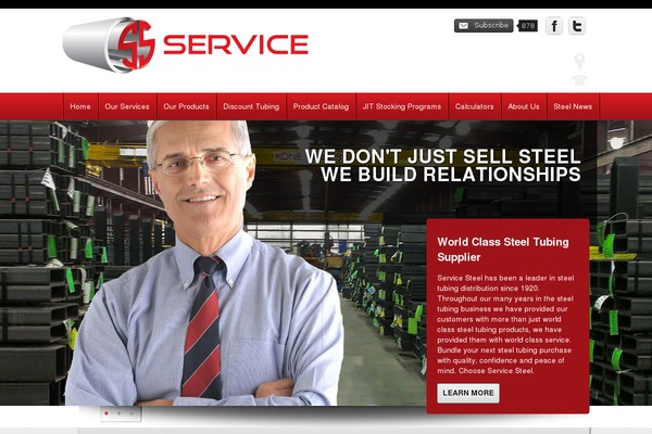 servicesteel.com site used Steel