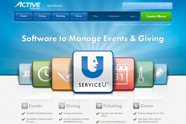 serviceu.com site used Fellowshipone