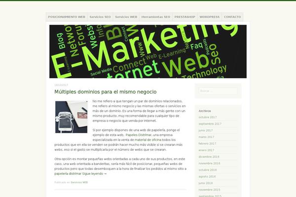 Misty Lake theme site design template sample