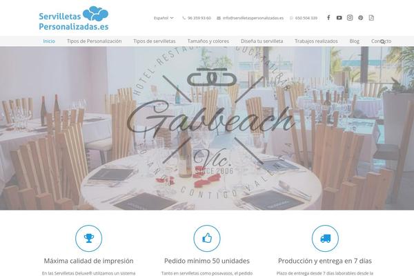 Impreza theme site design template sample