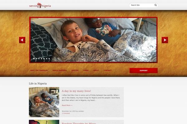 Aid theme site design template sample