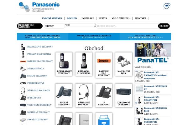 servispanasonic.cz site used Maxstore-pro