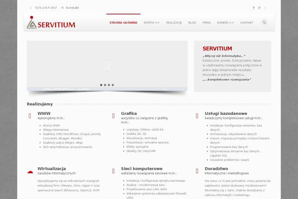 Stark theme site design template sample