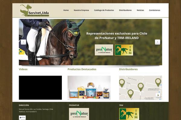 servivet.cl site used Handbook
