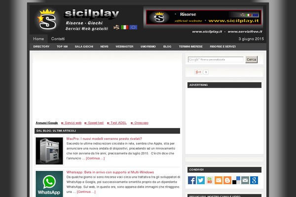 servizifree.it site used Vt-grid-mag