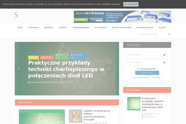 Master theme site design template sample