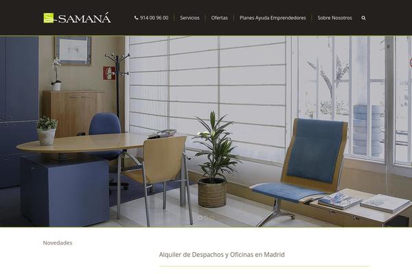 Nouveau theme site design template sample