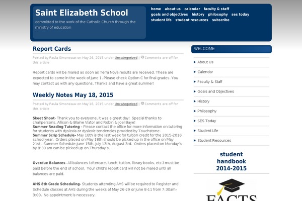 New Balance of Blue theme site design template sample