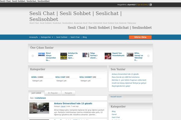 ClassiPress theme site design template sample