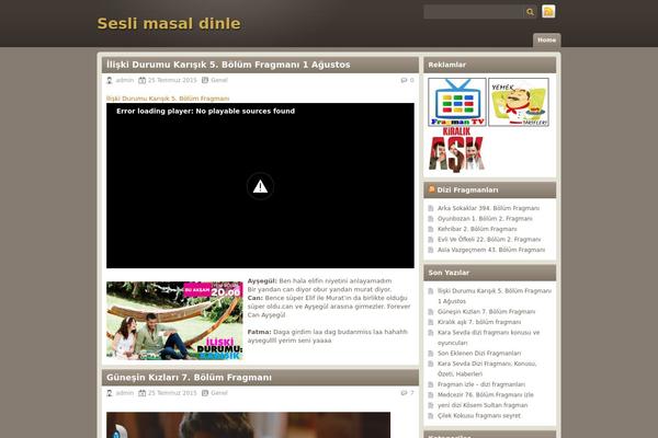 Chocolate-lite theme site design template sample