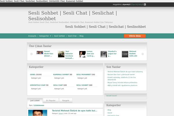 ClassiPress theme site design template sample