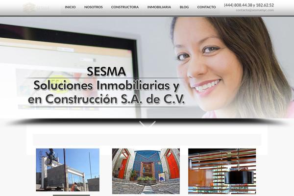 Realty theme site design template sample