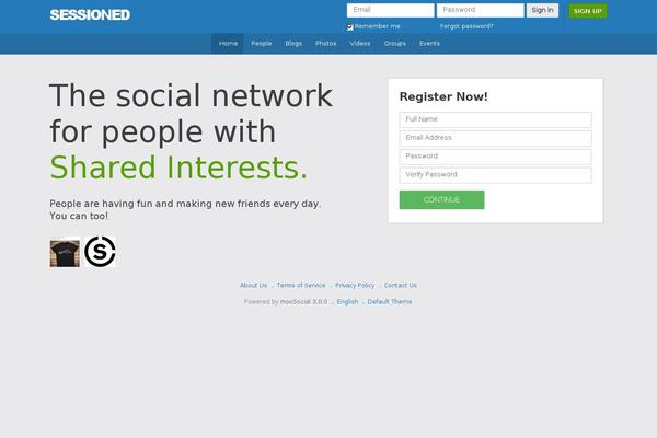 Osage theme site design template sample