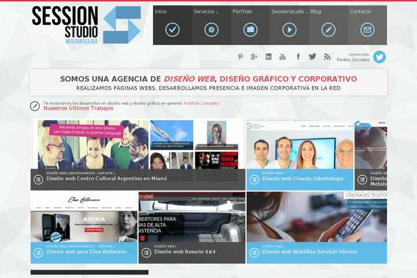 Site using Ad_hoc_portfolio plugin