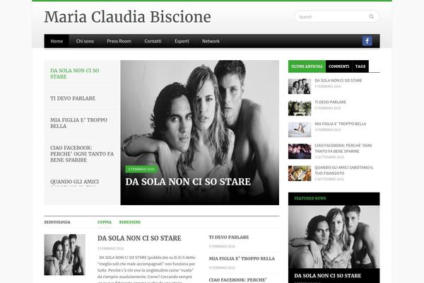 Gazeti theme site design template sample