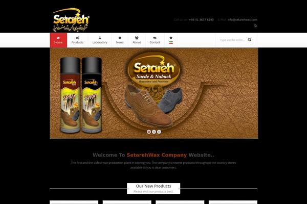 Metropolis theme site design template sample