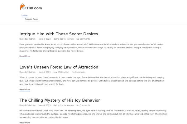 Sinatra Child Theme theme site design template sample