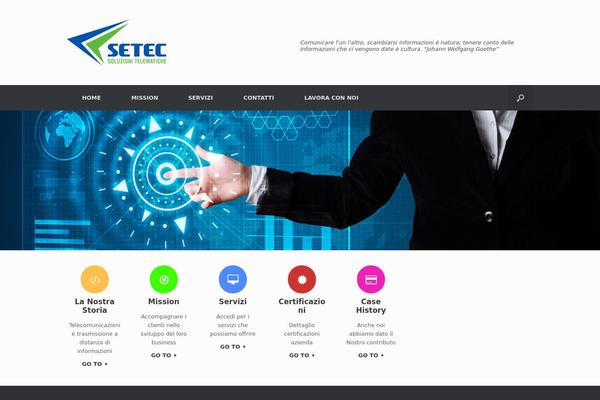 Vantage theme site design template sample