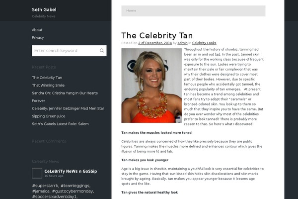 Phat theme site design template sample