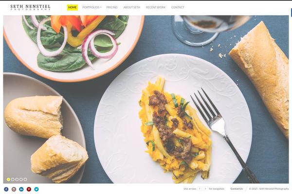Fluxus theme site design template sample