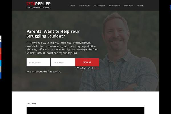 Rainmaker-pro theme site design template sample