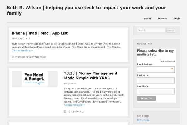 Foghorn theme site design template sample
