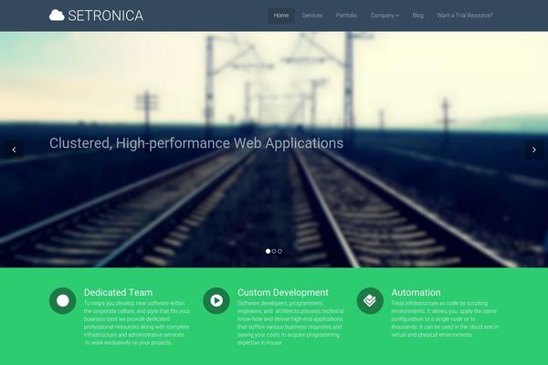 Flat Theme theme site design template sample