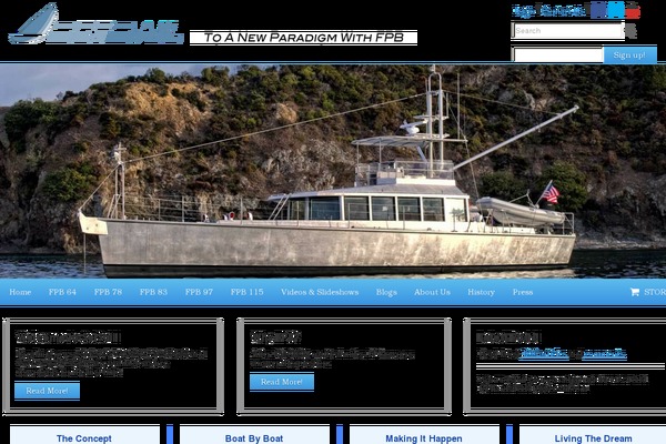 setsail.com site used Theme422