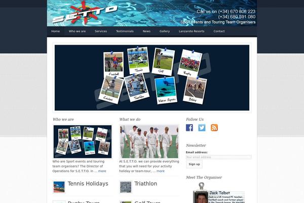 Luxech theme site design template sample