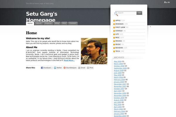 Fusion theme site design template sample