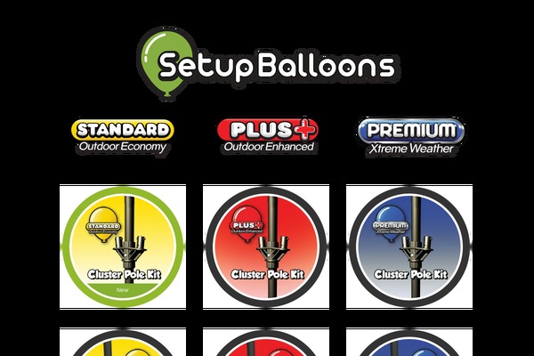 setupballoons.com site used Circled