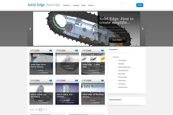 Evid theme site design template sample