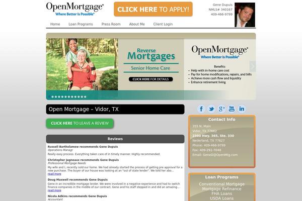 Site using Bannerspace Slideshow plugin