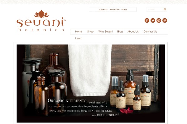 sevaniskin.com site used Sevani-2015