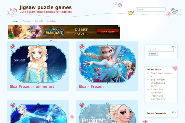 Cute Frames theme site design template sample