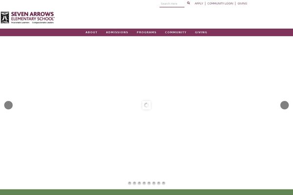 sevenarrows.org site used Citrus-theme-child