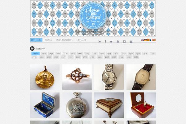 Site using Etsy Shop plugin