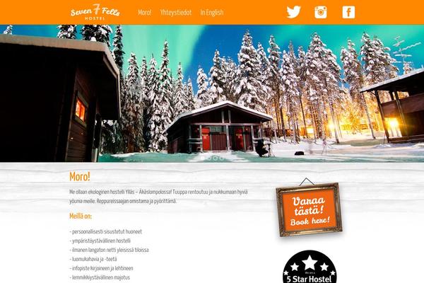 Aurora theme site design template sample