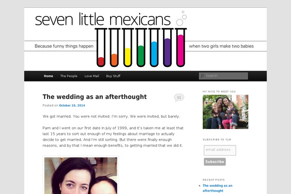 Twenty Eleven theme site design template sample