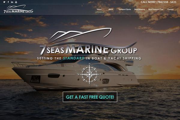 sevenseasmarinegroup.com site used Evoke