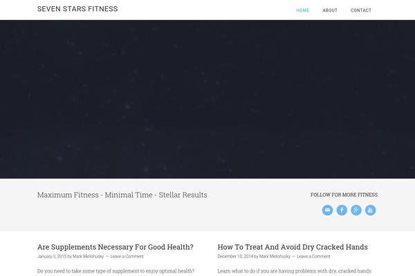Minimum Pro theme site design template sample