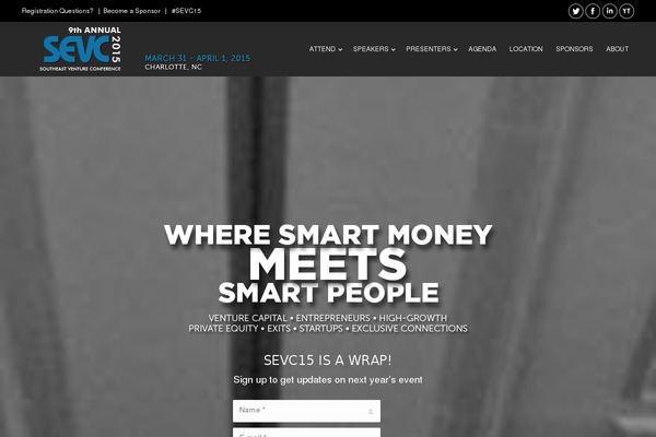 Site using Emma for WordPress plugin