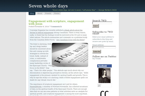 Site using Flickr Justified Gallery plugin