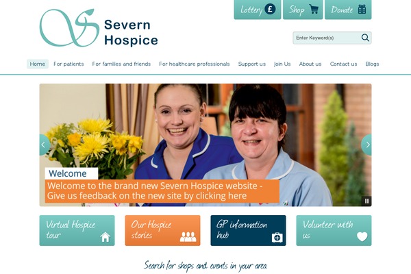 severnhospice.org.uk site used Severn