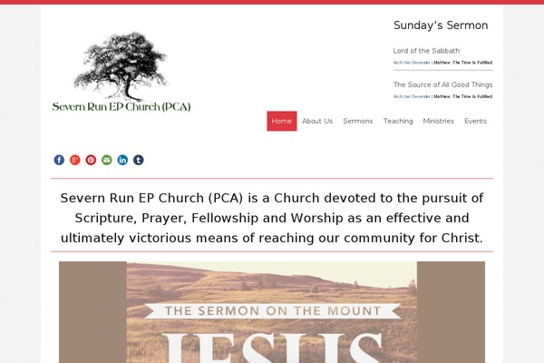 Site using Church Pack plugin