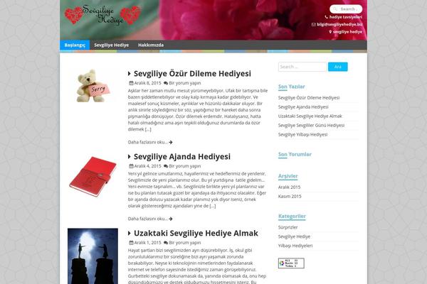 The WP theme site design template sample
